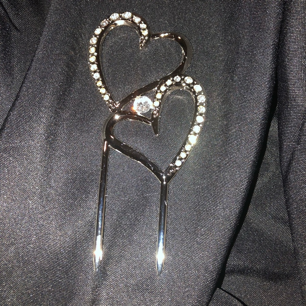 🌺New🌺 Double Heart Cake Pick
